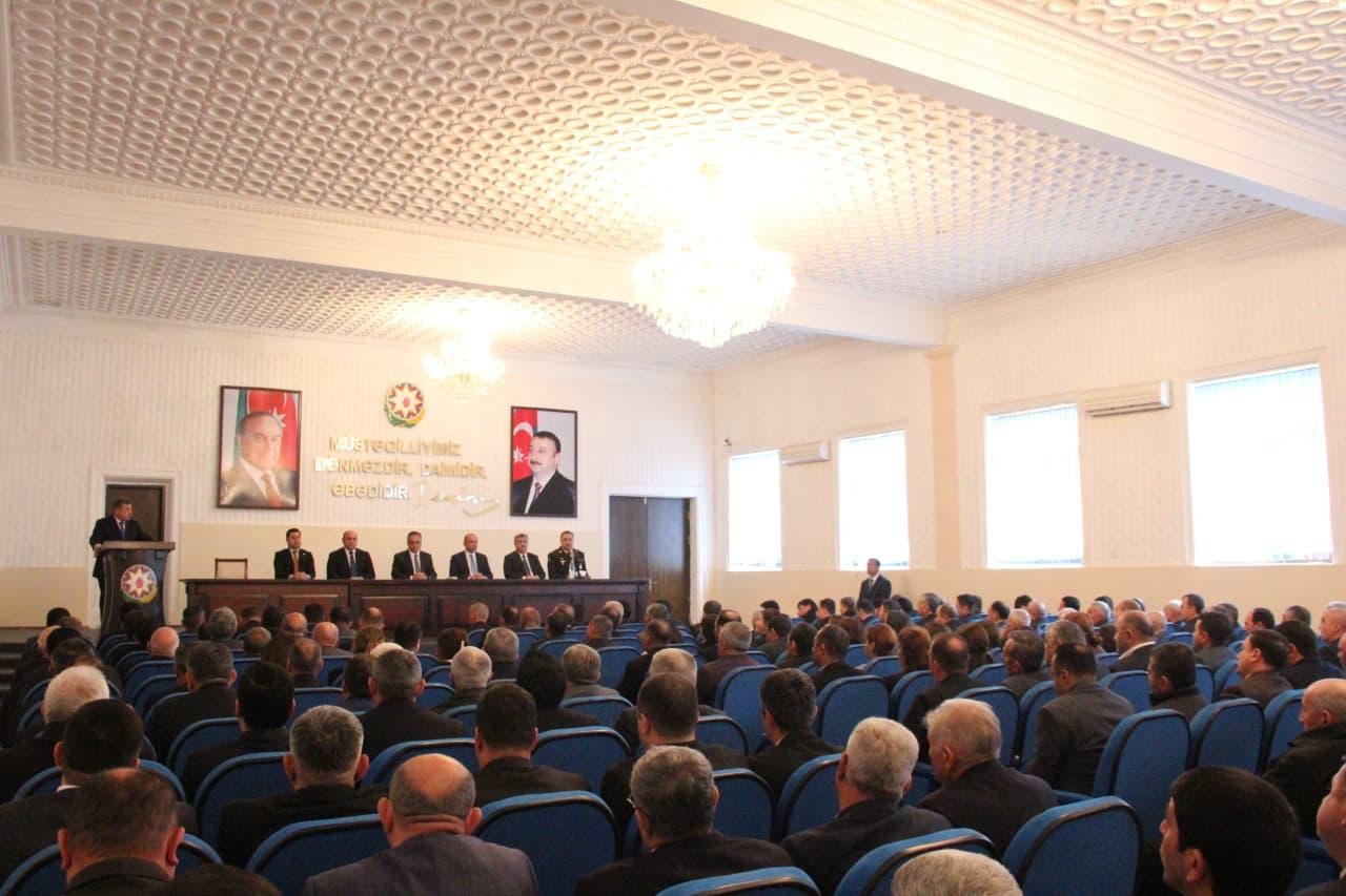 Goranboy RİH başçısı yanında Şuranın növbəti iclası keçirildi - FOTOLAR